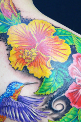 001d   Blumen   Tattoo Hamburg Skinworxx